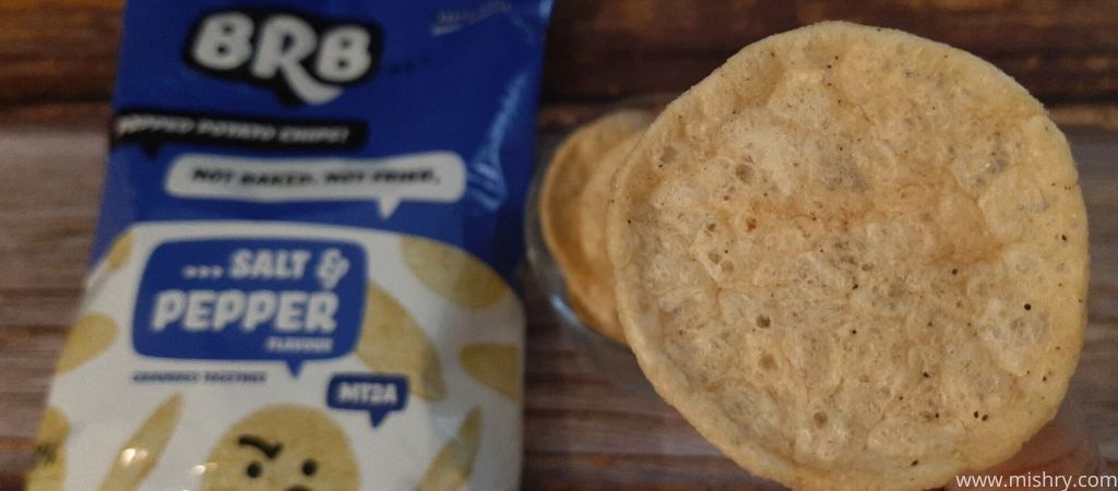 closer look at brb salt and pepper potato chips