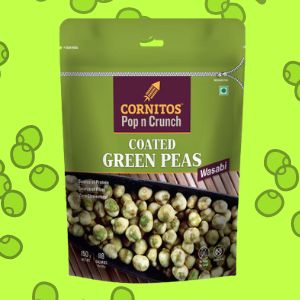 cornitos pop n crunch coated green peas wasabi flavour