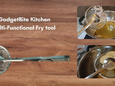 gadgetbite kitchen multi-functional fry tool review