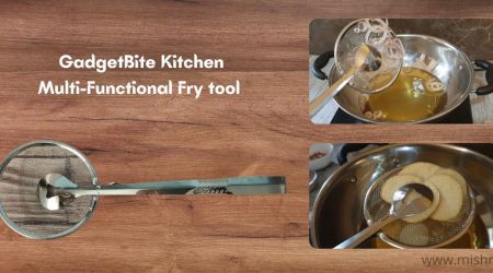 gadgetbite kitchen multi-functional fry tool review