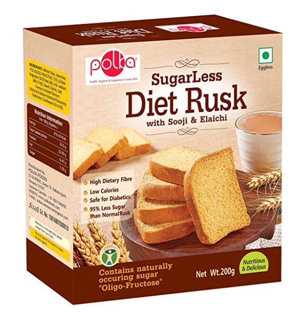 polka sugarless diet rusk