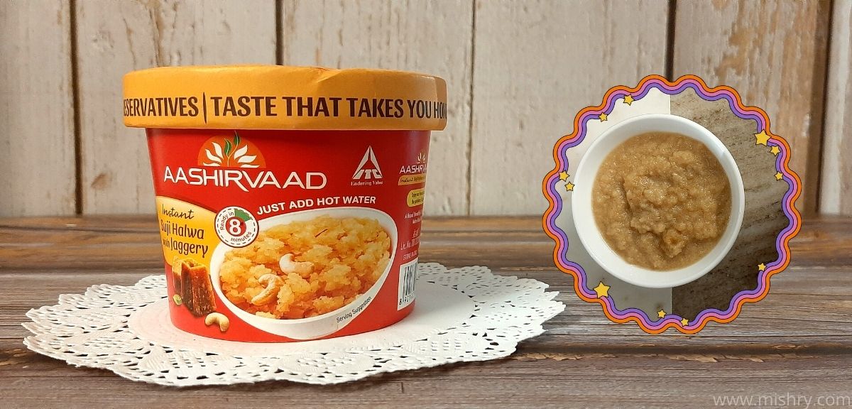 aashirvaad instant suji halwa with jaggery review