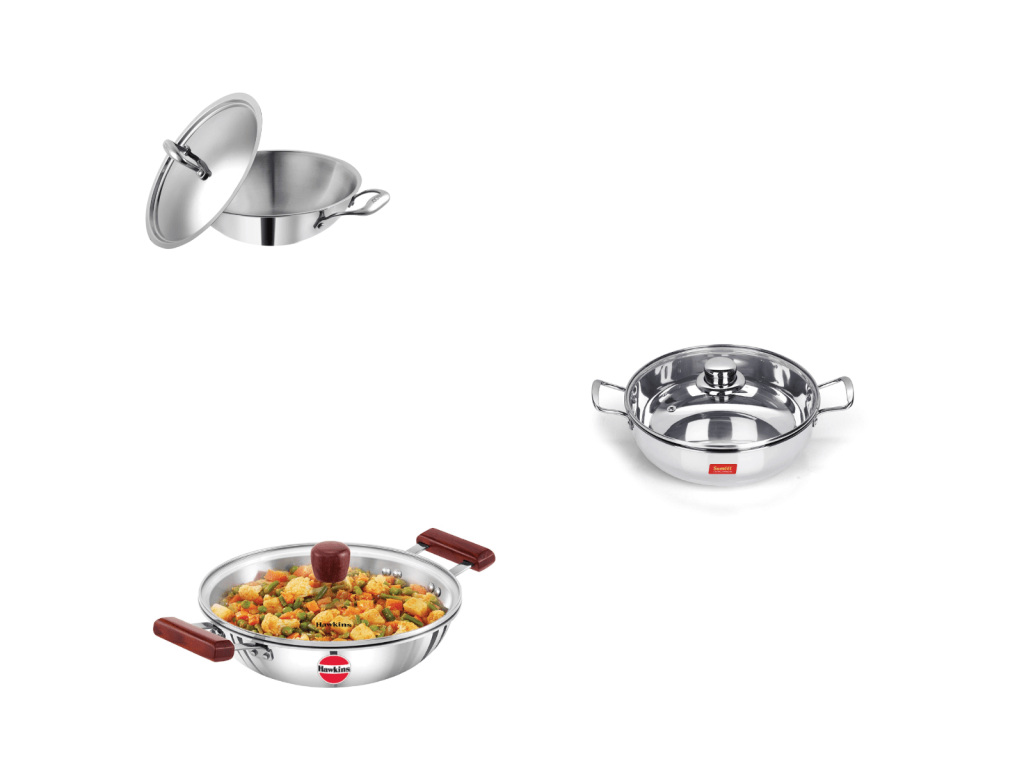 best stainless steel kadai