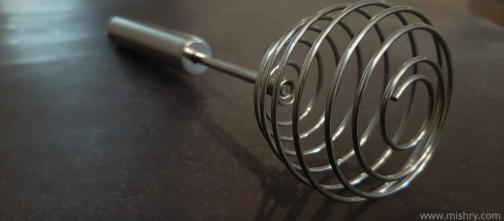 closer look at the coil egg beater