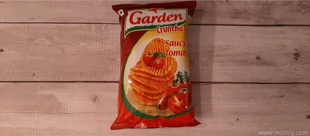 garden cruncho saucy tomato chips