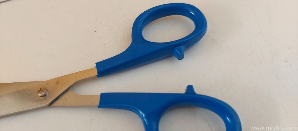 godrej cartini safety scissors blue handle