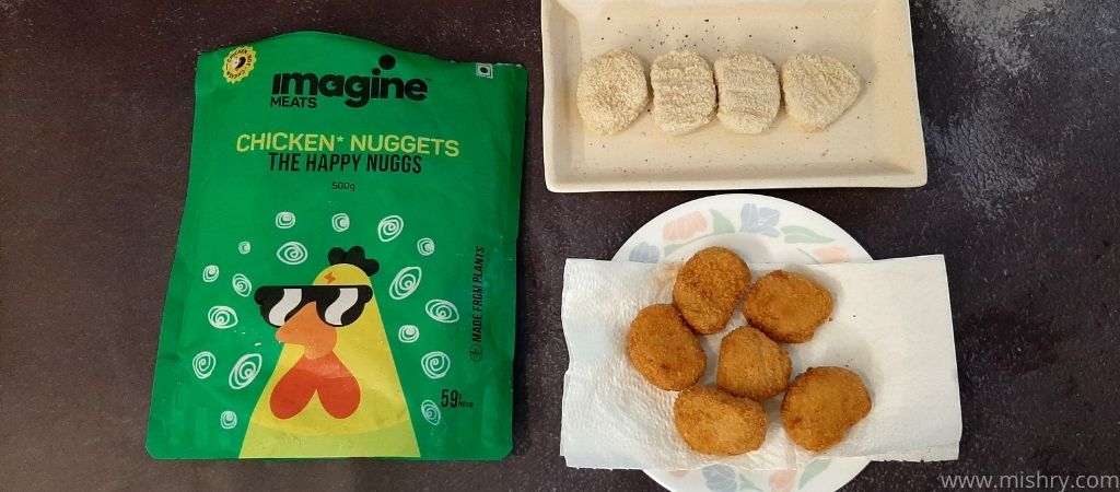 imagine chicken nuggets appearance