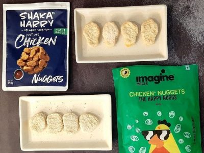 imagine meats vs shaka harry chicken nuggets review