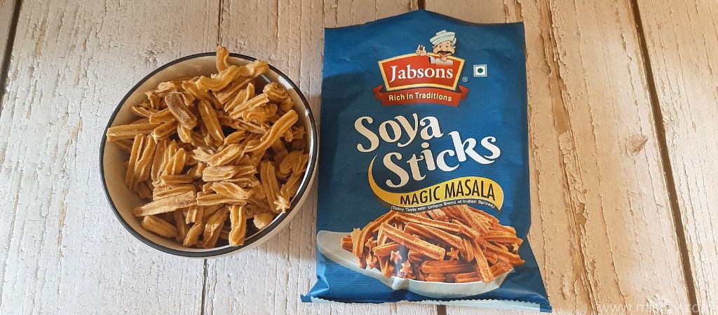 jabsons soya sticks in a bowl