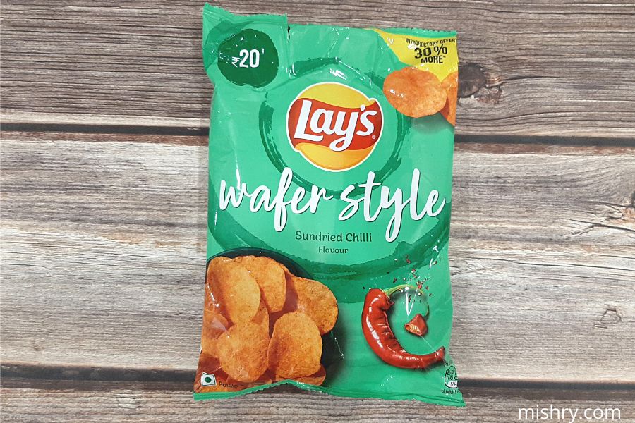 lays wafer style sundried chilli