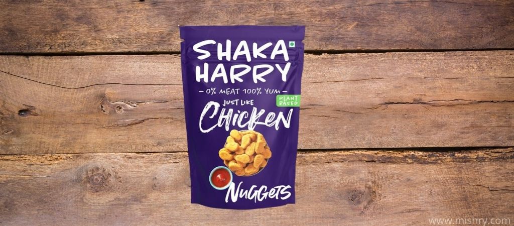 shaka harry chicken nuggets packaging