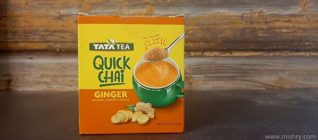 tata tea quick chai ginger review
