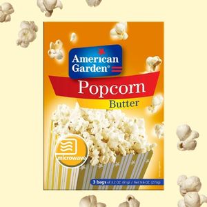 american garden microwave butter popcorn