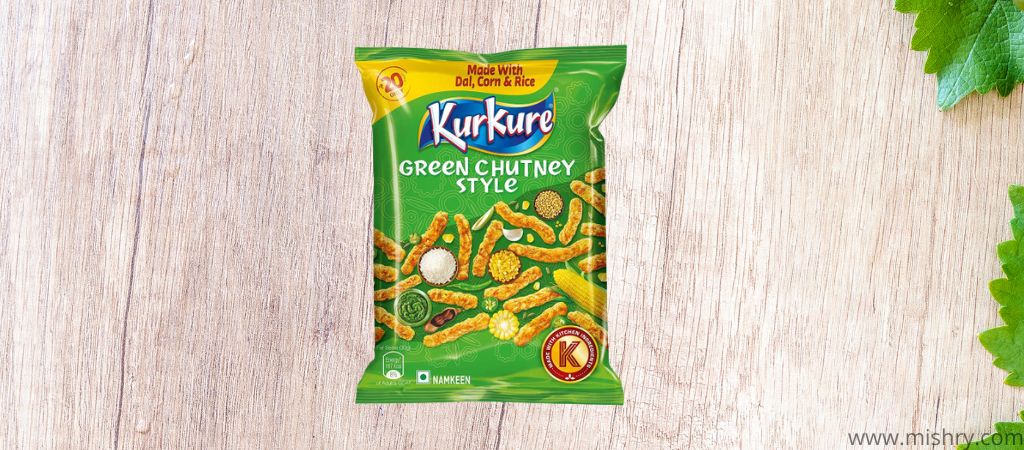 kurkure green chutney style packaging