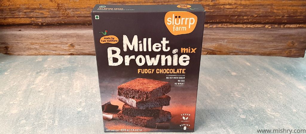 slurrp farm millet brownie packaging