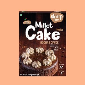 slurrp farm millet cake mocha coffee