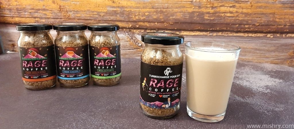 testing the original rage coffee with milk