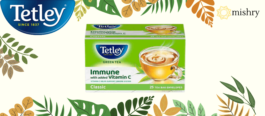 tetley green tea immune with vitamin c review