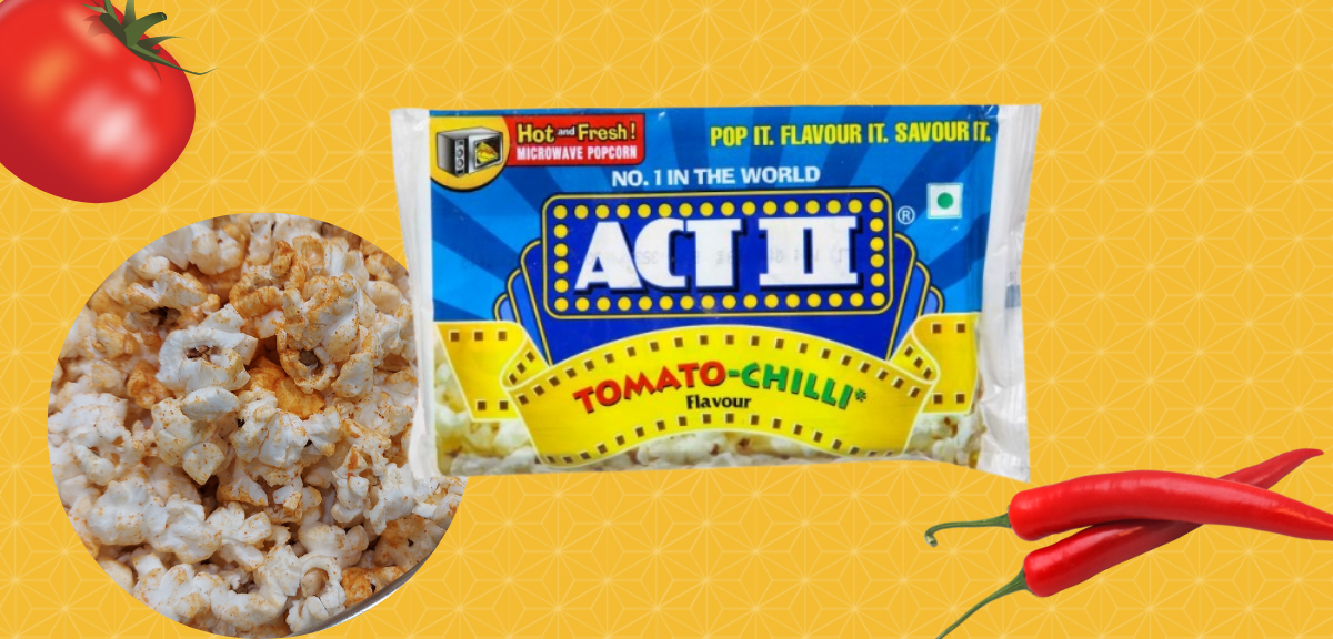 act ii instant tomato chilli popcorn review