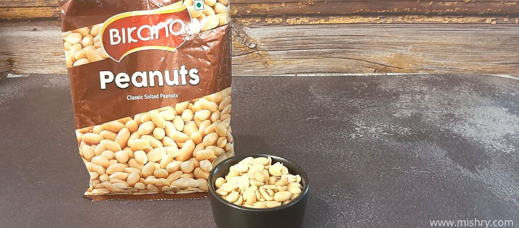 bikano classic salted peanuts in a bowl