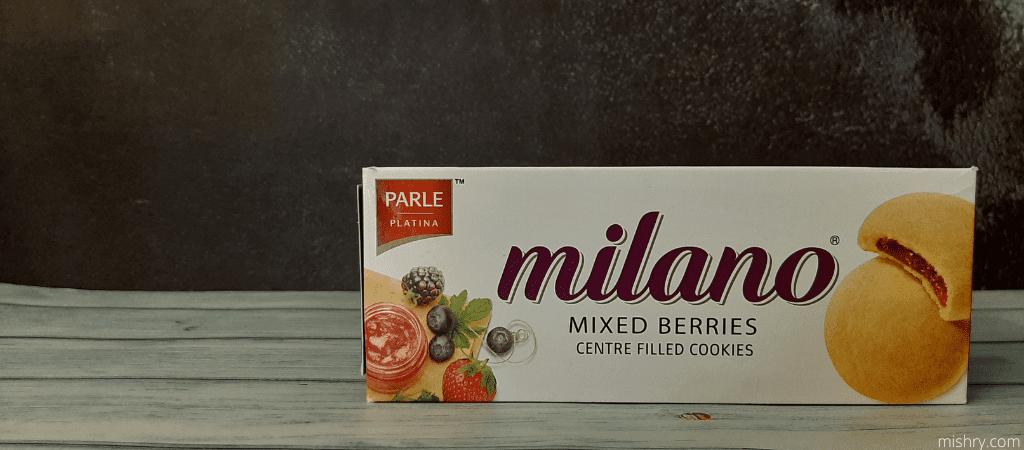 parle milano centre filled cookies mixed berries contents