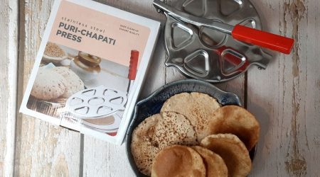 case plus manual stainless steel roti press review