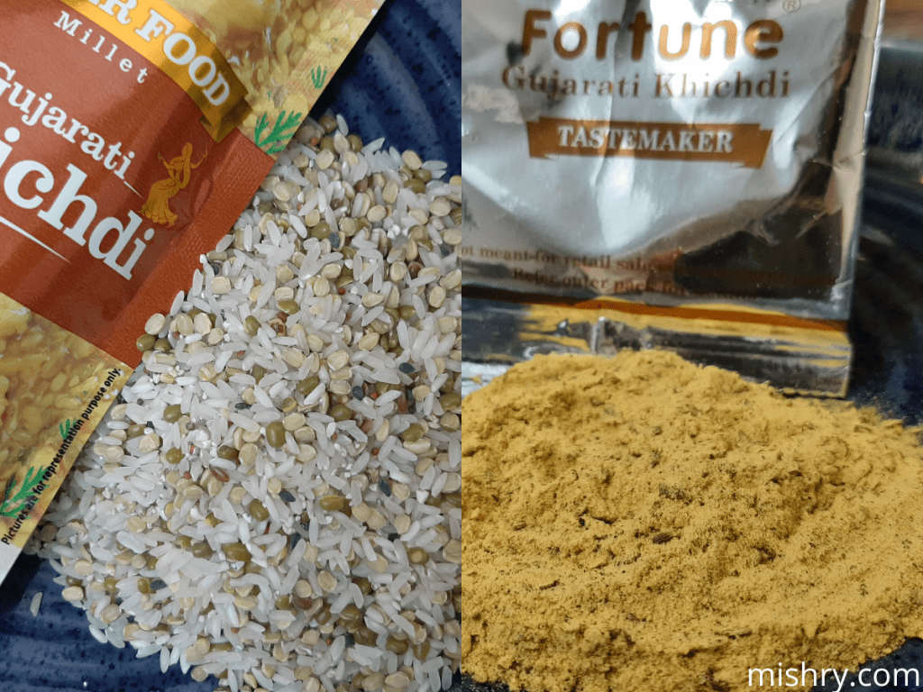 fortune super food gujarati millet khichdi contents