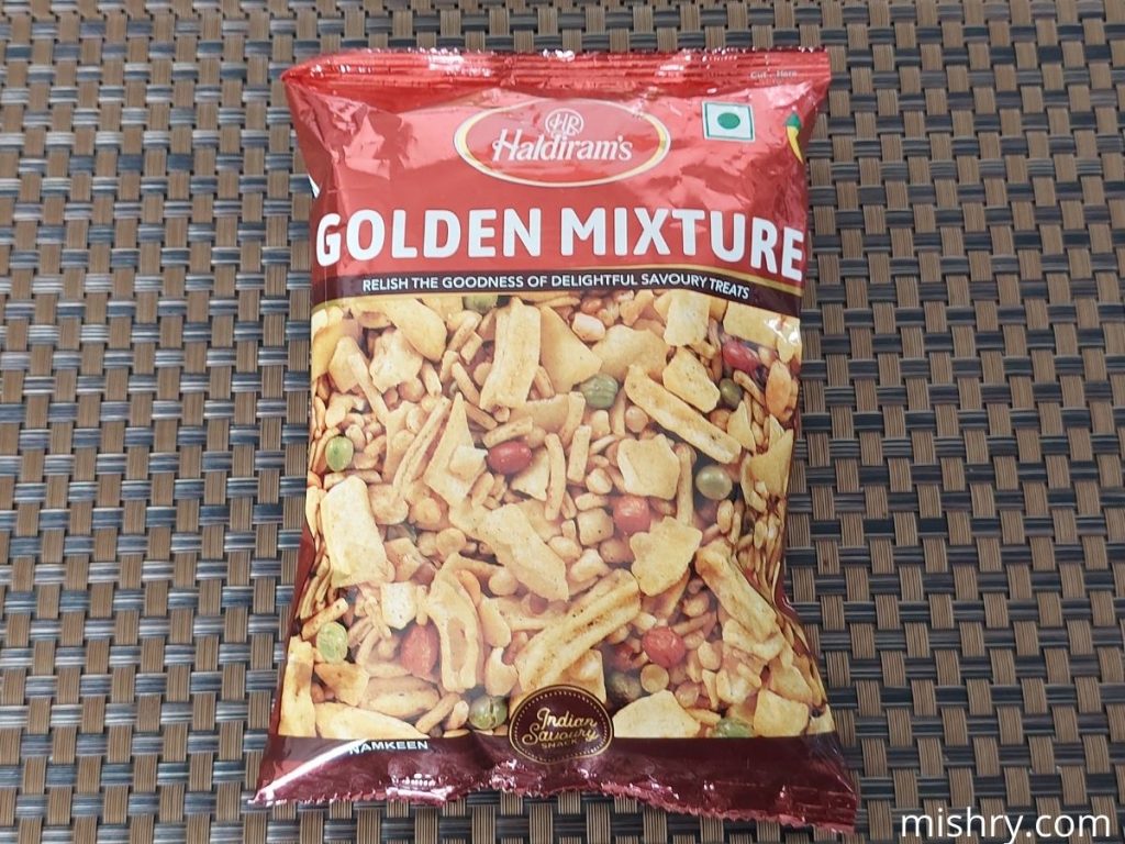 haldiram’s golden mixture packaging