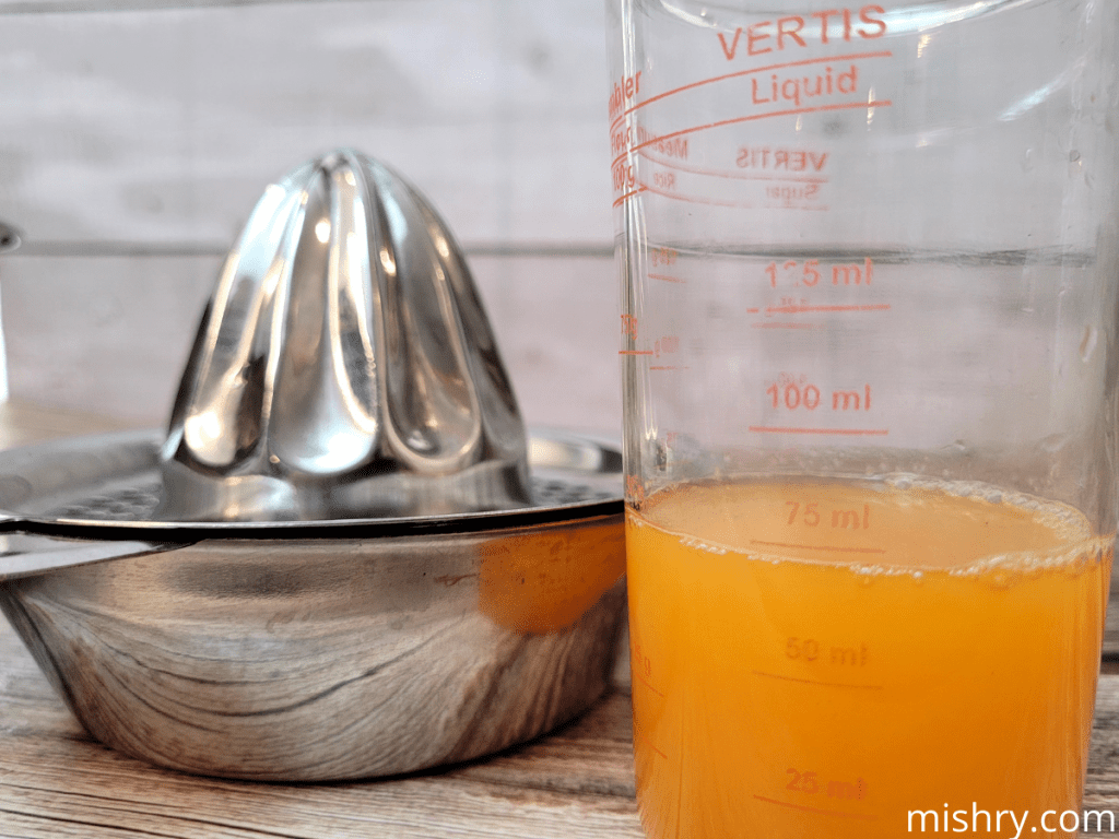 kitchen mart juicer yield