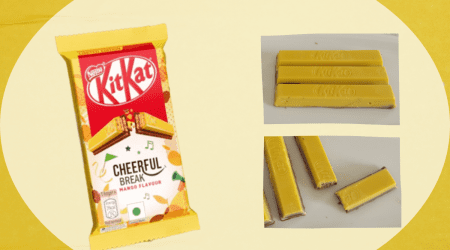 nestle kitkat cheerful break mango flavor review