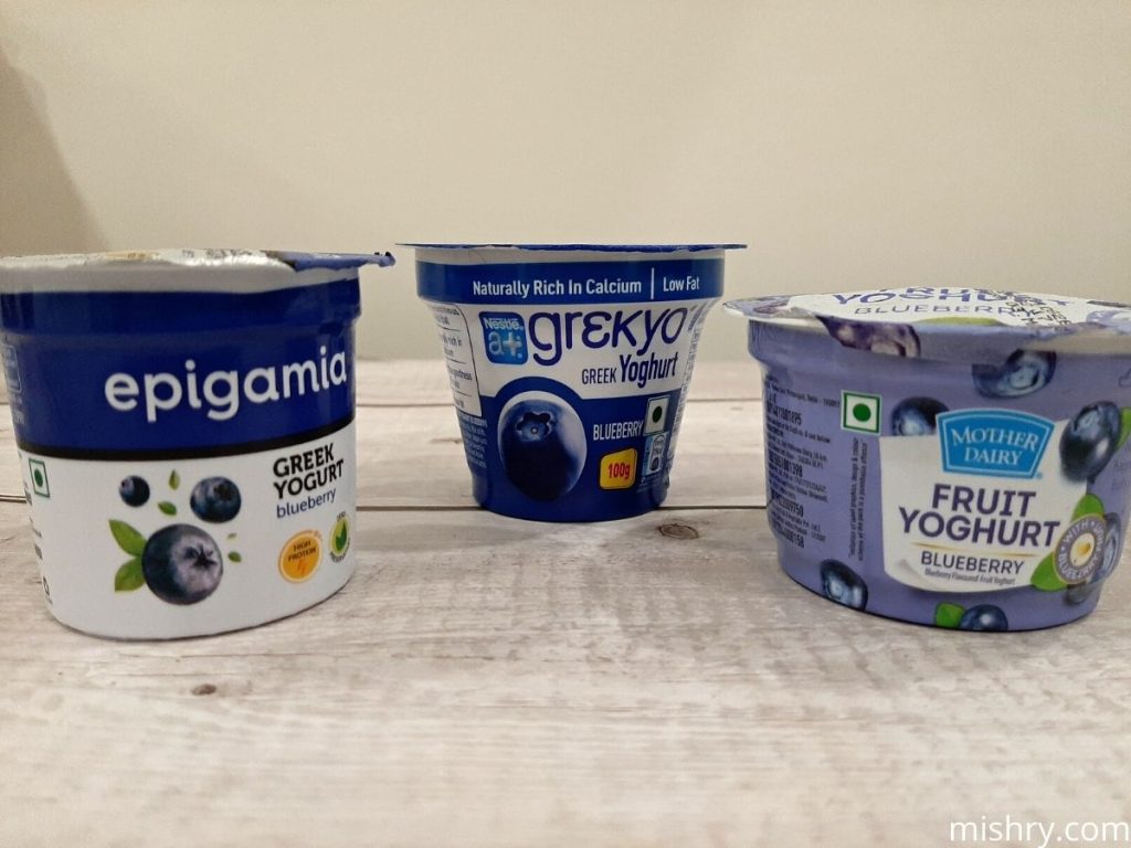 our contenders of blueberry yogurt review