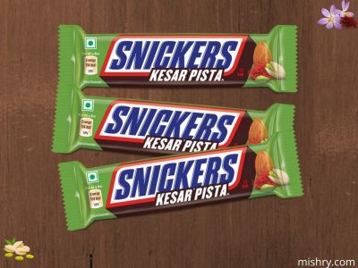 snickers kesar pista review