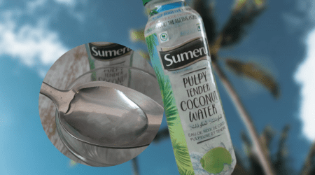 sumeru pulpy tender coconut water review