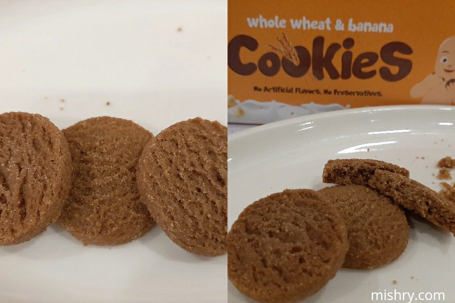 bebe burp cookies whole wheat texture