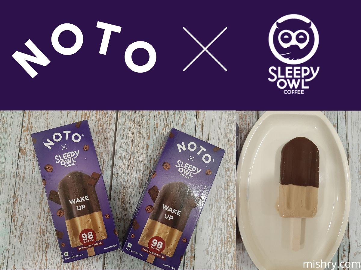 noto x sleepy owl chocolate coffee fudgesicle review