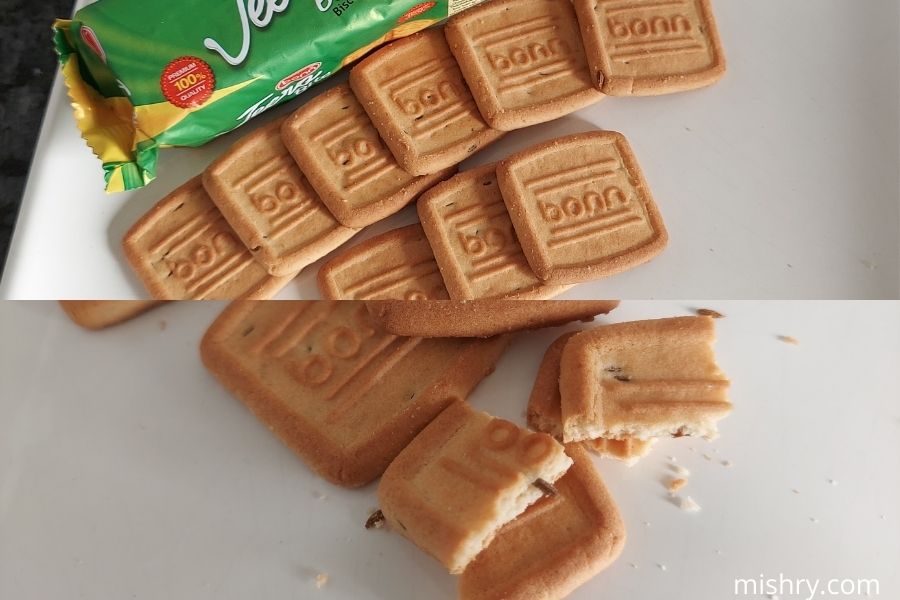 a close look at the bonn jeera bite biscuits