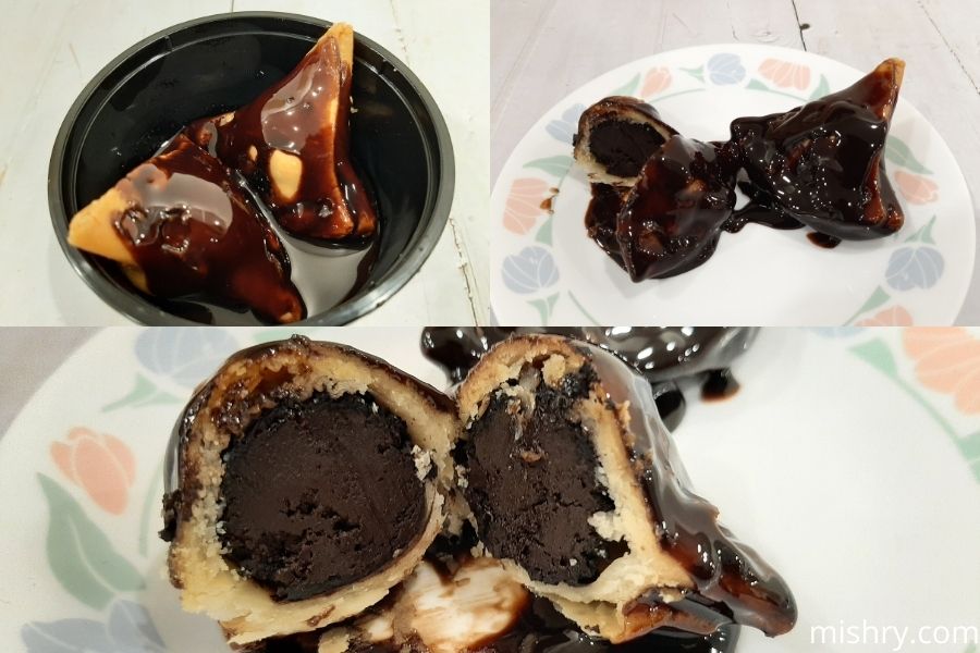 chocolate samosa by samosa party