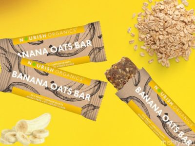 nourish organics banana oats bar review