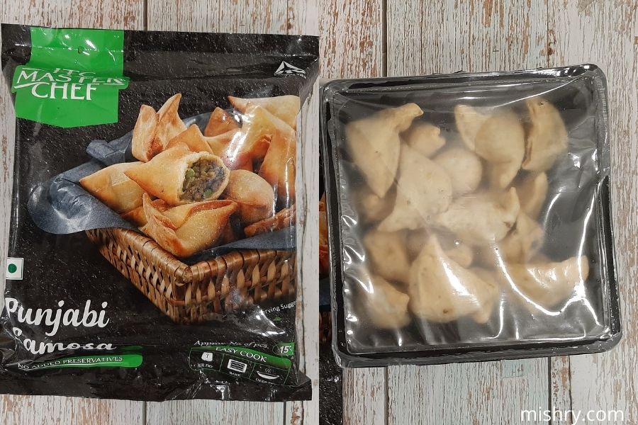 packaging of the itc punjabi samosa