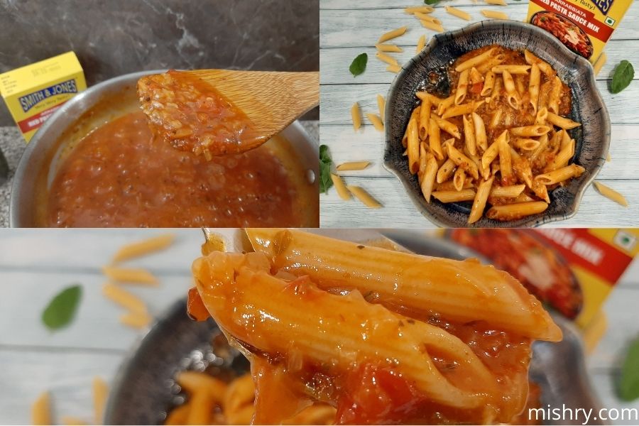 smith & jones pasta sauce mix red cooking