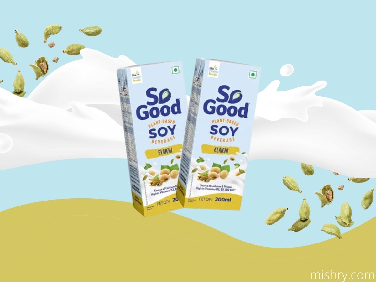 so good elaichi soy milk review