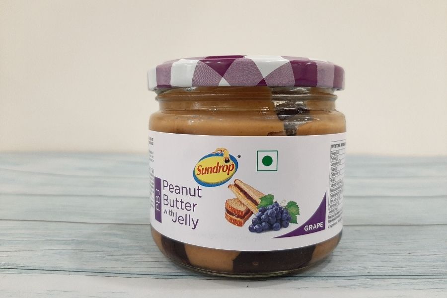 sundrop peanut butter jelly packaging