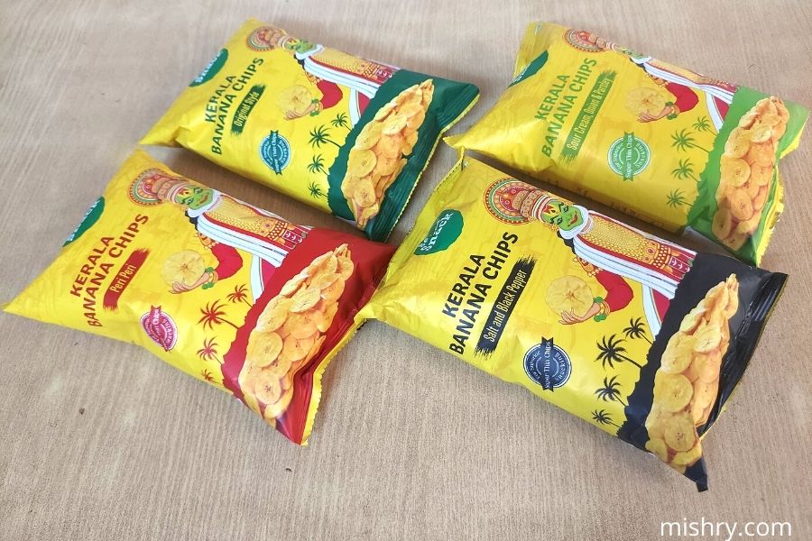 beyond snack kerala banana chips packing
