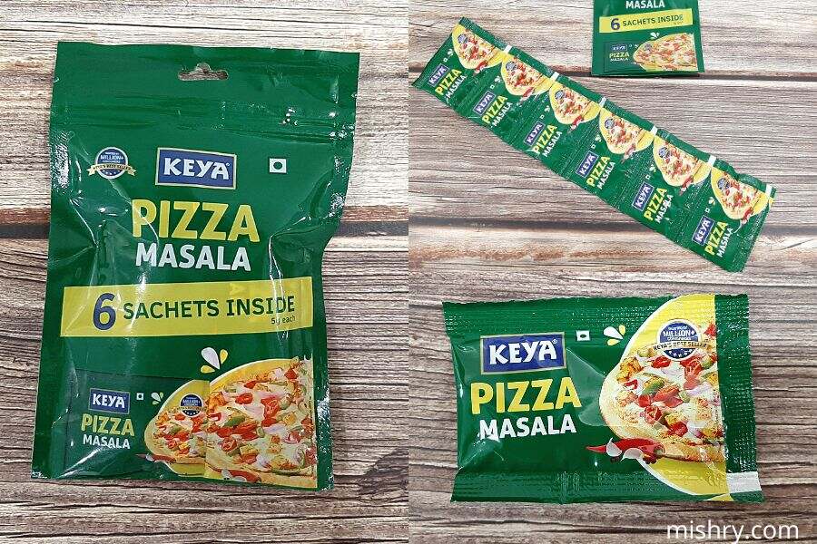 keya pizza masala packaging