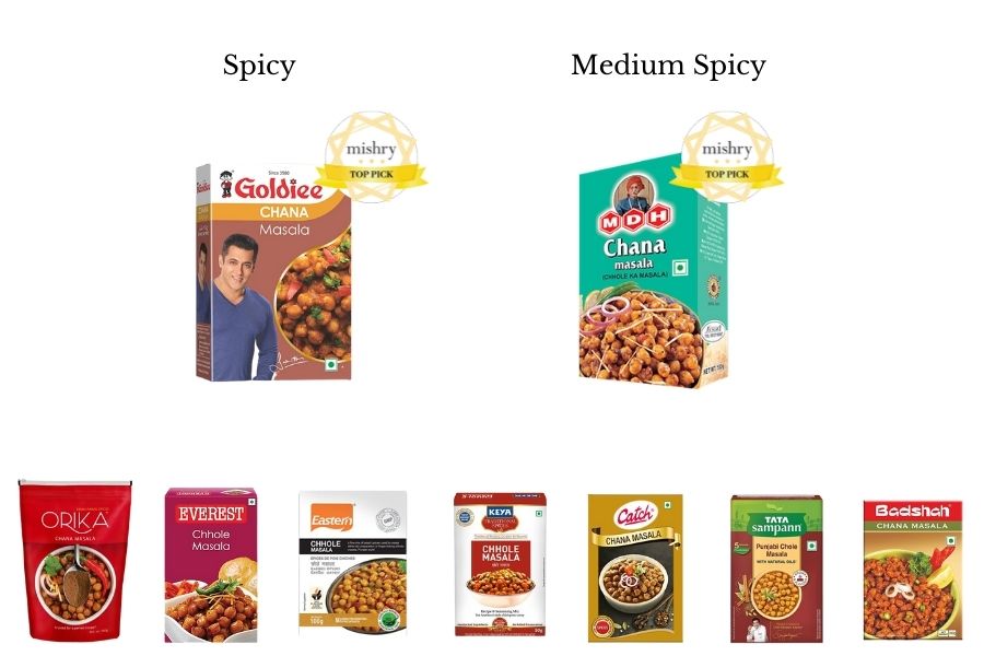 top picks and contenders for chana masala