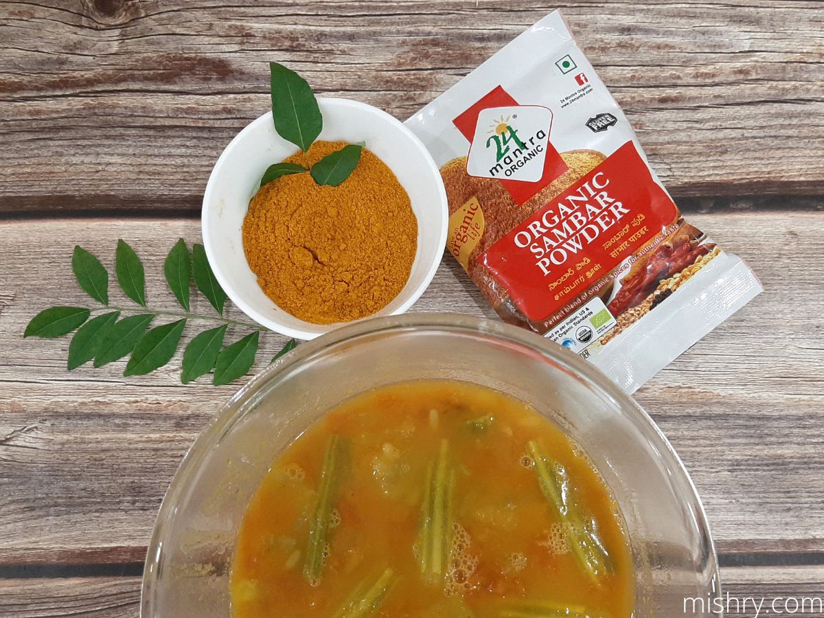 24 mantra organic sambar powder review