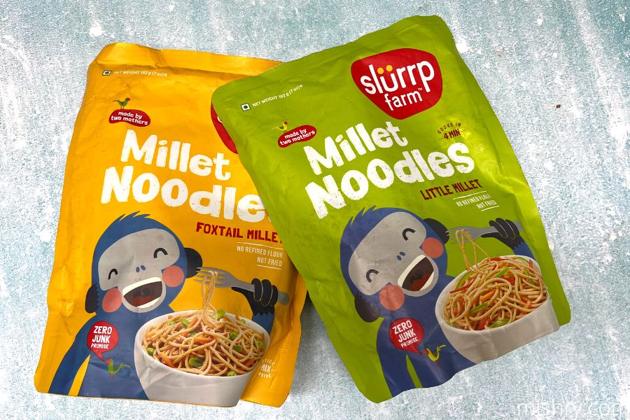 slurrp farm millet noodles packaging
