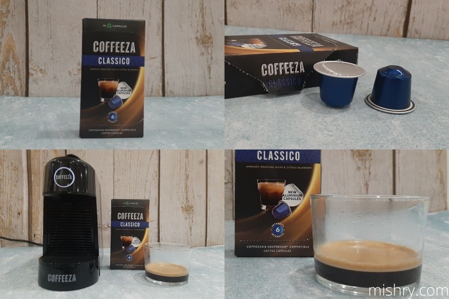 the review process of coffeeza coffee capsule classico