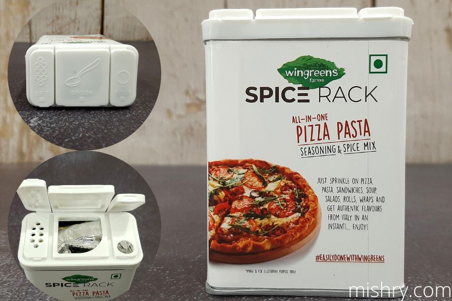 wingreens farms pizza pasta seasoning packaging