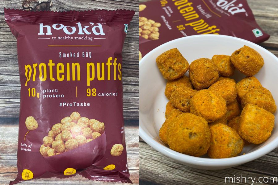hook'd protein puffs smoked bbq